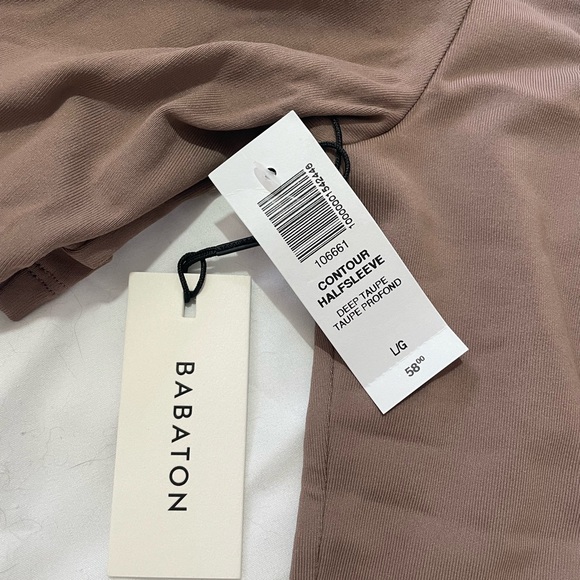 Aritzia Babaton Contour Halfsleeve Bodysuit Size Large - Picture 3 of 3